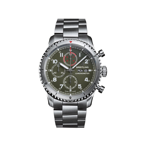 Breitling Aviator 8 A133161A1L1A1 43mm Green Dial Automatic