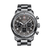Breitling Aviator 8 AB0119131B1A1 43mm Polished Steel Grey Dial