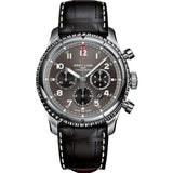 Breitling Aviator 8 AB0119131B1P2 43mm Grey Dial Leather Strap