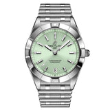 Breitling Chronomat 32 A77310101L1A1 Stainless Steel Green Dial Watch