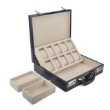 Briefcase for 10 Watches and Jewelry