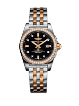 Breitling Galactic 29 Sleek C72348531B1C1 29mm Steel and 18k Rose Gold Black Dial