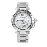 Cartier Pasha C W31029M7 35mm Stainless Steel Silver Dial Automatic Watch