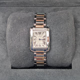 Cartier Tank Anglaise Small Ref. 3485 Steel and Rose Gold 23mm Ladies Watch