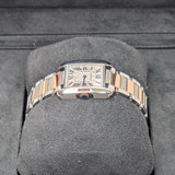 Cartier Tank Anglaise Small Ref. 3485 Steel and Rose Gold 23mm Ladies Watch