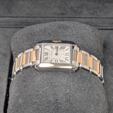 Cartier Tank Anglaise Small Ref. 3485 Steel and Rose Gold 23mm Ladies Watch