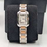 Cartier Tank Anglaise Small Ref. 3485 Steel and Rose Gold 23mm Ladies Watch