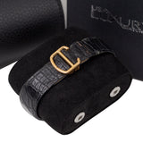 Cartier Calibre de Cartier W7100009 42mm Pink Gold Watch with Black Alligator Strap