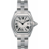 Cartier Roadster W62016V3 36mm Stainless Steel Silver Roman Numeral Dial Watch