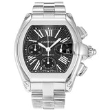 Cartier Roadster W62020X6 48mm Black Dial Stainless Steel Bracelet Watch