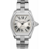 Cartier Roadster W62025V3 Silver Dial Stainless Steel Chronograph Watch