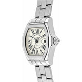 Cartier Roadster W6206017 46mm Opaline Silver Dial Stainless Steel Bracelet Watch
