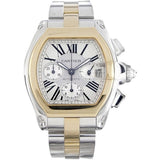 Cartier Roadster XL W62027Z1 48mm Steel and 18k Yellow Gold Chronograph Watch
