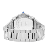 Cartier Ronde Solo XL Blue Dial Automatic Steel Watch WSRN0023 with Papers