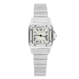 Cartier Santos Galbee 24mm Women's Watch Stainless Steel with Diamonds Ref. W20017D6