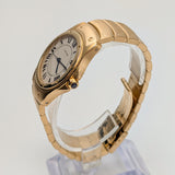 Cartier Santos Ronde W20028G1-19001 33mm Yellow Gold Silver Dial