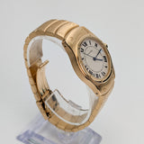 Cartier Santos Ronde W20028G1-19001 33mm Yellow Gold Silver Dial