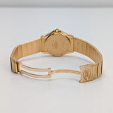 Cartier Santos Ronde W20028G1-19001 33mm Yellow Gold Silver Dial