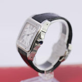 Cartier Santos 100 W20073X8 Stainless Steel White Dial Men's Watch