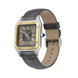 Cartier Santos de Cartier W2SA0028 Large Steel & Yellow Gold Grey Dial