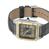 Cartier Santos de Cartier W2SA0028 Large Steel & Yellow Gold Grey Dial