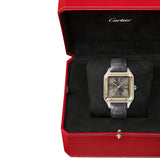 Cartier Santos de Cartier W2SA0028 Large Steel & Yellow Gold Grey Dial