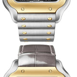 Cartier Santos de Cartier W2SA0030 Large Anthracite Grey Dial 39.8mm Steel and Yellow Gold