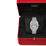 Cartier Santos de Cartier W4SA0005 Diamond-Set Bezel Medium 35.1mm