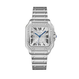 Cartier Santos de Cartier W4SA0005 Diamond-Set Bezel Medium 35.1mm