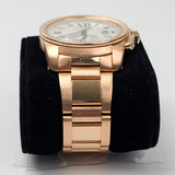 Cartier Calibre de Cartier Rose Gold Silver Dial Automatic Watch W7100018