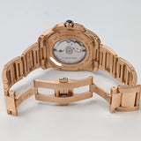 Cartier Calibre de Cartier Rose Gold Silver Dial Automatic Watch W7100018