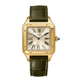Cartier WGSA0027 Santos-Dumont La Baladeuse Large Yellow Gold Champagne Dial
