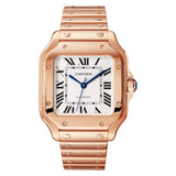 Cartier Santos de Cartier WGSA0031 35.1mm 18K Rose Gold Medium Model