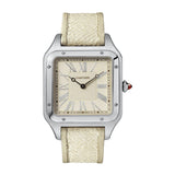 Cartier Santos-Dumont Large WGSA0036 White Dial 43.5mm Steel and 18K Yellow Gold