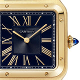 Cartier Santos-Dumont WGSA0077 Large Yellow Gold Blue Dial