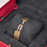 Cartier Tank Française WGTA0114 Small 25.7mm Yellow Gold Golden Sunray Dial