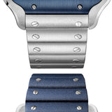 Cartier Santos de Cartier WHSA0026 Blue Skeleton Dial Large 39.8mm