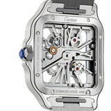 Cartier Santos de Cartier WHSA0026 Blue Skeleton Dial Large 39.8mm