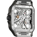 Cartier Santos de Cartier WHSA0027 Large Black Skeleton Dial 39.8mm