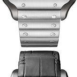 Cartier Santos de Cartier WHSA0027 Large Black Skeleton Dial 39.8mm