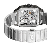 Cartier Santos de Cartier WHSA0027 Large Black Skeleton Dial 39.8mm