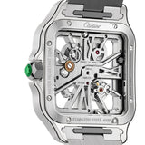 Cartier Santos de Cartier WHSA0028 Large Green Skeleton Dial 39.8mm