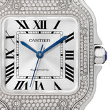 Cartier Santos de Cartier WJSA0014 White Gold Diamond-Set 35.1mm