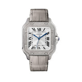Cartier Santos de Cartier WJSA0014 White Gold Diamond-Set 35.1mm