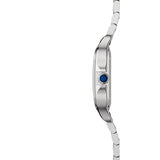 Cartier Santos de Cartier WSSA0029 Silvered Opaline Dial 35.1mm Steel and Calfskin Medium