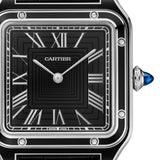 Cartier Santos-Dumont WSSA0046 Black Dial Large Steel Case