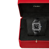 Cartier Santos-Dumont WSSA0046 Black Dial Large Steel Case