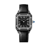 Cartier Santos-Dumont WSSA0046 Black Dial Large Steel Case