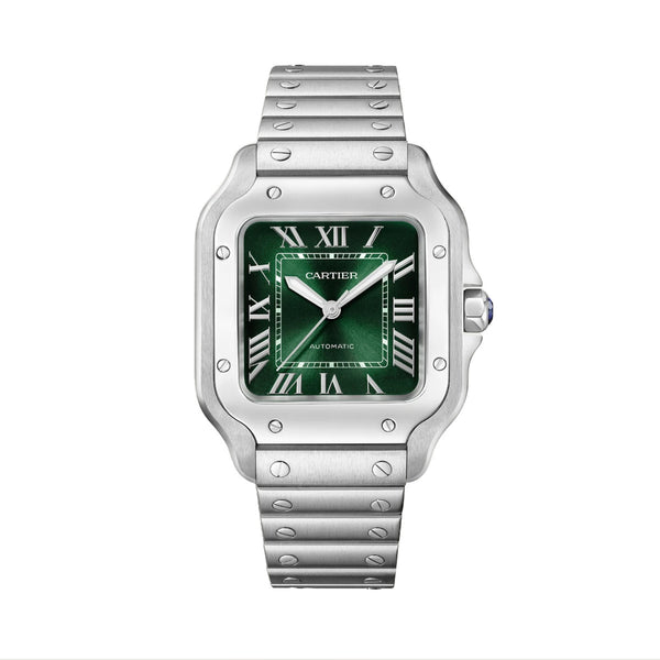 Cartier Santos de Cartier WSSA0061 Green Dial Medium 35.1mm Steel