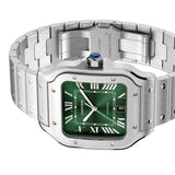 Cartier Santos de Cartier WSSA0062 Graduated Green Dial Steel 39.8mm Large
